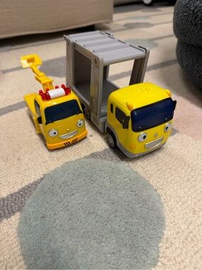 MIMI WORLD Tayo Toy Trucks Tow Truck Car Carrier Set